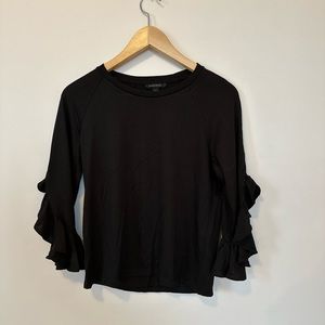 Cute ruffle long sleeve top
